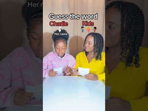 Can the kid guess the word kids?‼️👀🤣 #guesstheword #challenge #familygames #trending #wordgames