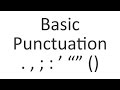 Mastering Common Punctuation Marks
