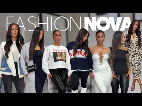 HUGE WINTER FASHION NOVA TRY ON HAUL☕️ coats, sweaters, dresses, accessories *30+ items!