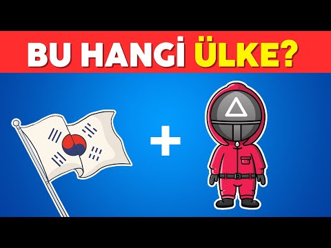 EMOJİLERLE ÜLKE BULMACA🔥🌍 5 Saniyede Ülkeleri Tahmin Et 🤔 Emoji Bulmaca