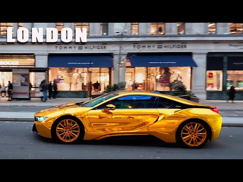 LONDON WALK 2025 |🏎️ LUXURY REGENT STREET WINTER WALK  [4K]