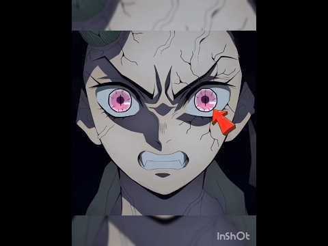 Nezuko’s eyes kinda look like Muzan’s🫢#demonslayer #anime #nezuko