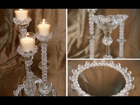 DIY Crystal Candle Centerpiece | My Christmas My Style 2018