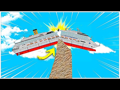 JOGANDO O TITANIC DE 10.000 METROS EM UM CORAL | Floating Sandbox