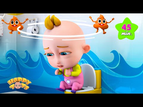 Poo Poo Song | Potty Training and Healthy Habits | Nursery Rhymes - Happy Tots