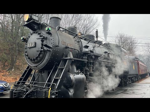 [4K] Steam Locomotive CNJ 113: Pride of the Coal Region