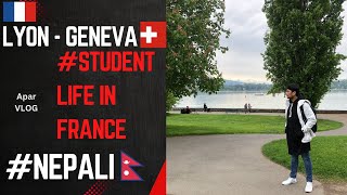 Nepali Student Life in France: Exploring Geneva | European Study Experience | Vlog #nepalistudent