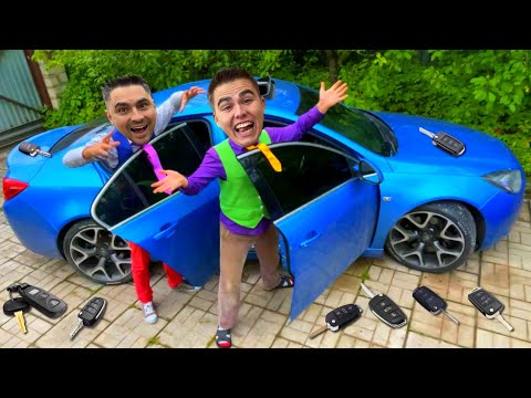 Mr. Joe Found Gasoline in Garage VS Mr. Joker in Audi Kids Video