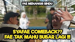 FAE KUTOK PARTNER LAMA DAN TAK MAHU KEMBALI LAGI DENGAN YANG LAMA?? SYAHMIE KENA PASANG DUA LEPASNI!