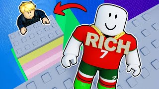 i built my own TROLL TOWER in Roblox build a tower...
