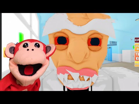 ESCAPE DEL DOCTOR LOCO EL MONO SÍLABO JUEGA GAMEPLAY ROBLOX