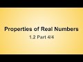 Exploring Properties of Real Numbers in Algebraic Proofs