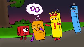 Numberblocks 2 finds it difficult to see without glasses - Numberblocks fanmade coloring story