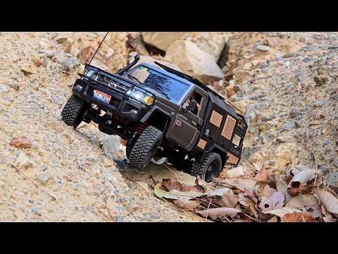 1/12 Scale MN82S Toyota LandCruiser LC79 #offroad #rockcrawling #rc #rccar #toys #automobile #asmr