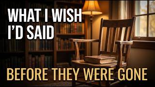 What I Wish I'd Said Before They Were Gone