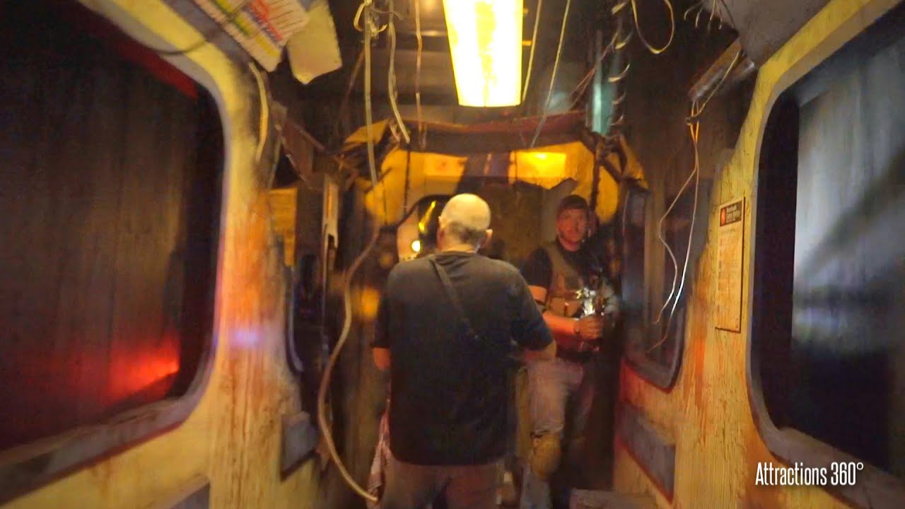 NEW Infected Zombies Interactive Shooting Maze - Knott's Scary Farm 2016