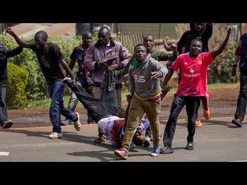 YouTube video thumbnail: Kenya: at Least 10 Dead in Ongoing Protests, 29 Injured Nationwide