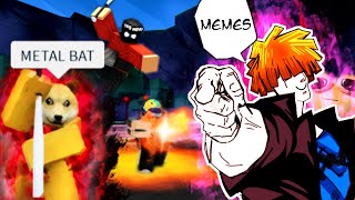 ROBLOX Os Melhores Momentos De Strongest Battlegrounds (METAL BAT)