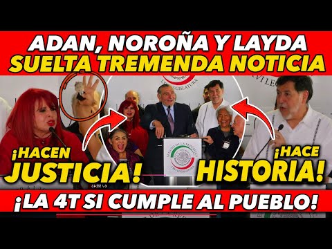 HACEN JUST1CIA! ADAN, NOROÑA Y LAYDA SUELTAN TREMENDA NOTICIA AL PUEBLO ¡ESTO LO CAMBIA TODO!