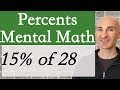 Calculating Percentages with Mental Math Techniques