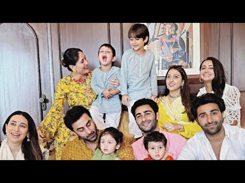 Kareena Kapoor And Ranbir With Kids Taimur, Jeh Ali Khan & Raha Kapoor With Family For Ganpati 2024