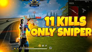 Free Fire 🔥 ! Br Ranked 💥 Match ! Last Zone 😱 Dangerous Fight 😈 With Awm+M82B Sniper ⚡