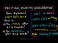 Exploring Position, Velocity, and Acceleration Relationships