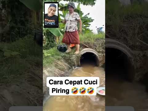 cara cepat cuci piring bikin ketawa ngakak bolo sangat menarik perhatian #PakDosen