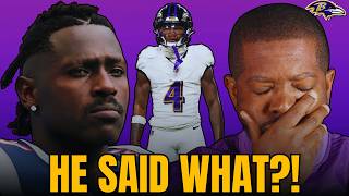 ANTONIO BROWN GOES OFF ON ZAY FLOWERS! | HIS COMMENTS WERE INSANE! | RAVENS UPDATE