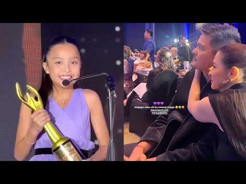 Wow! Zia Dantes CHILD PERFORMER OF THE YEAR! Marian Rivera at Dingdong Proud Parents