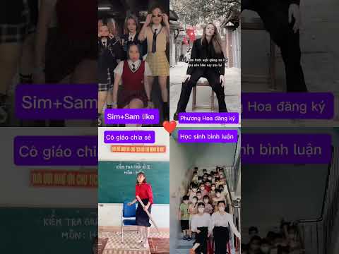 Khi Sammy Đào, Mèo Simmy, Đào Lê Phương Hoa đu trend cool ngầu cùng cô giáo và học sinh ❤️#trending