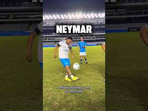Aรญ รฉ Loucura! Mostrei pro Neymar a embaixadinha com dois pรฉs! #embaixadinha #Neymar #neymarjr