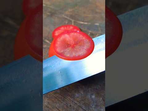 It's very simple to sharpen a knife to razor sharpness ! #sharpness #knife #shorts #razor