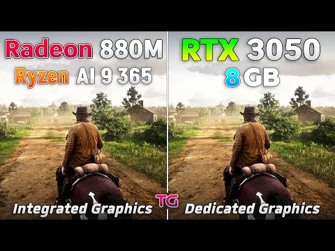 Radeon 880M vs RTX 3050 8GB - Test in 10 Games