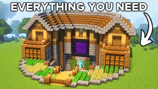 Minecraft: Underground Survival House Tutorial🏠