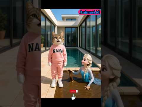 kucing nana curhat sama elsa✌️😹