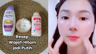 Paling Gampang Bikin Wajah Putih Glowing!! Permanen!! 