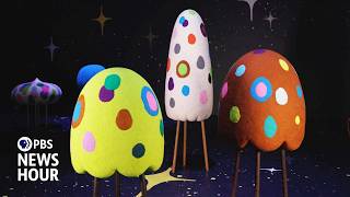 YouTube video thumbnail: Artist Masako Miki Crafts Modern Take on Ancient Japanese Folklore