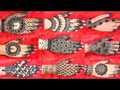 Different DOT TRICK -Very beautiful stylish mehndi design with  | easy mehndi | mehndi ka design