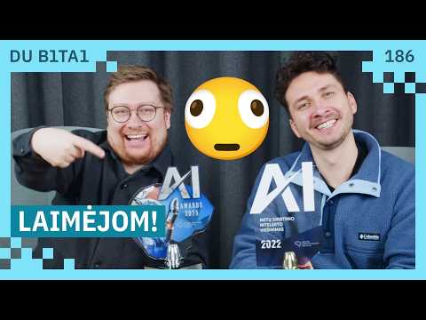 YouTube thumbnail for 186: Laimėjom apdovanojimą! (Ir kitos tech naujienos)