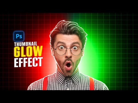 How to Make Thumbnail Glow effect Photoshop tutorial Hindi