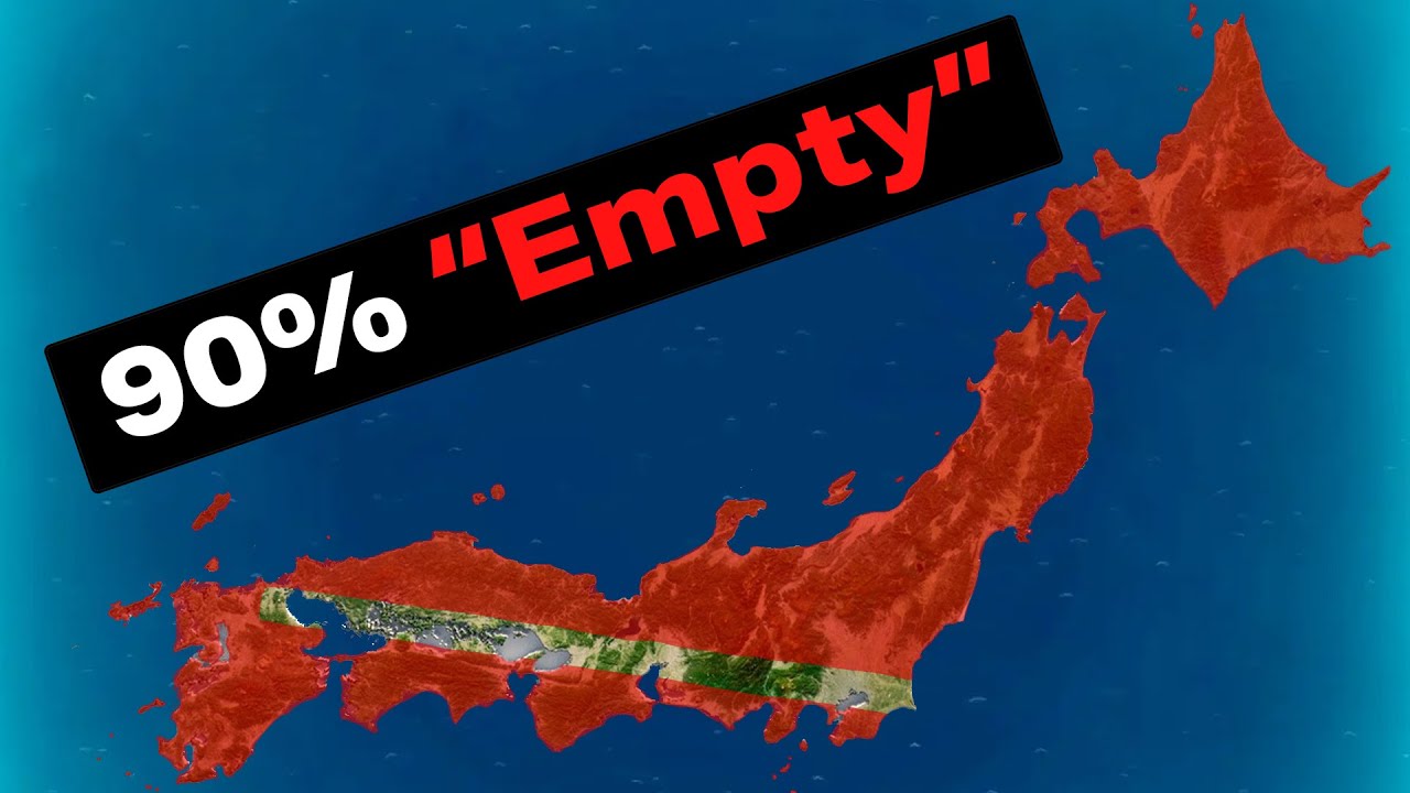 Why 90% of Japan is Empty
