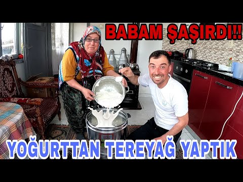 ANNEME TEREYAĞ MAKİNASI ALDIK~BABAM ŞASIRDI!!!!!