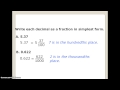 Comparing Fractions and Rational Numbers