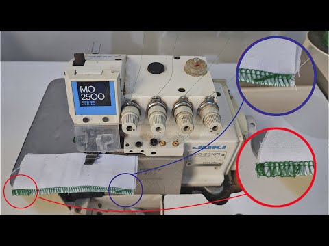 Atraque en Overlock o  Remalladora - Trucos de Costura