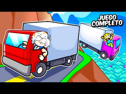 MANEJANDO CAMIONES PELIGROSOS COMPLETO (DANGEROUS TRUCK DRIVING ROBLOX)