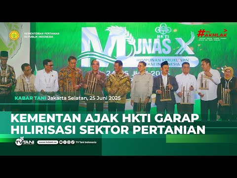Mentan Amran Beberkan 4 Program Utama Pemerintah di MUNAS X HKTI