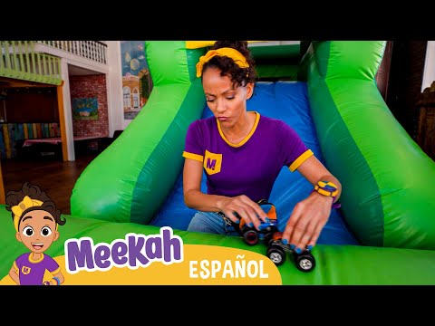 Lavado de autos de Meekah | 💜¡Hola Meekah!💜Amigos de Blippi | Videos educativos