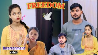 आजादी || Freedom || Entertainment video | @Anupamashorts50 
