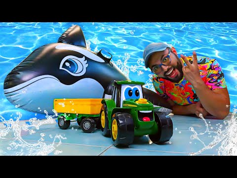 ¡Tractor Johnny salva la orca! Juegos de coches en ¡Oh, se dañó!